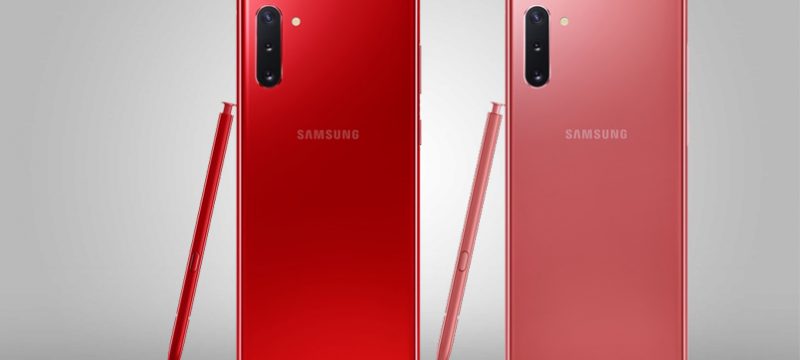 Galaxy Note 10 colores