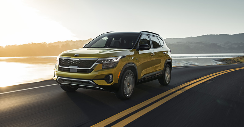 KIA Seltos LA Auto Show lado