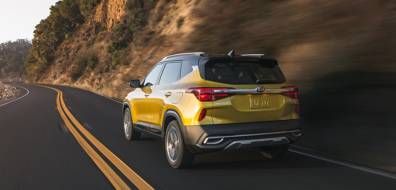 KIA Seltos LA Auto Show trasera