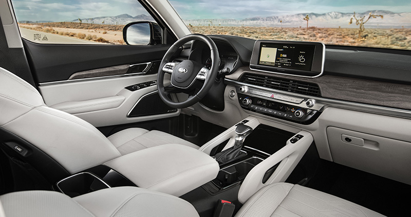 KIA Telluride Kelley Blue Book interior