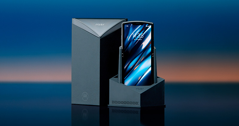Motorola RAZR plegable caja