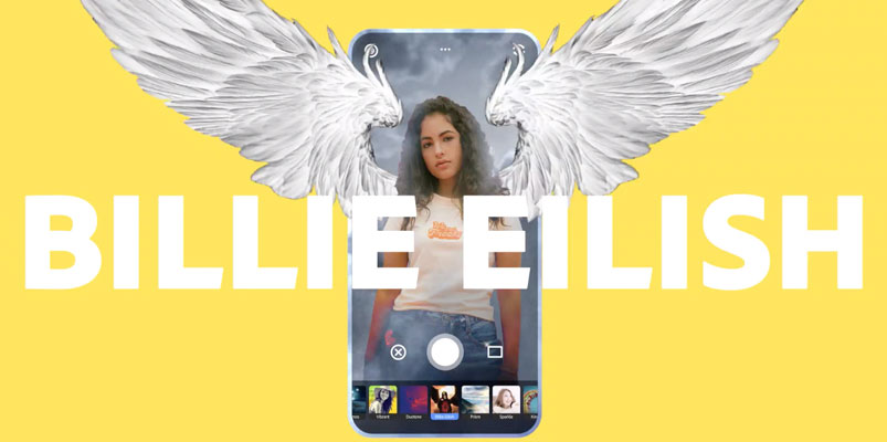Photoshop Camera Billie Eilish