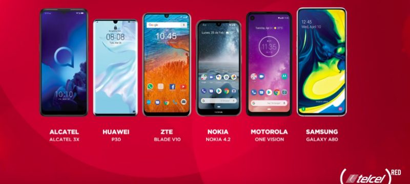 Telcel RED 2019 smartphones