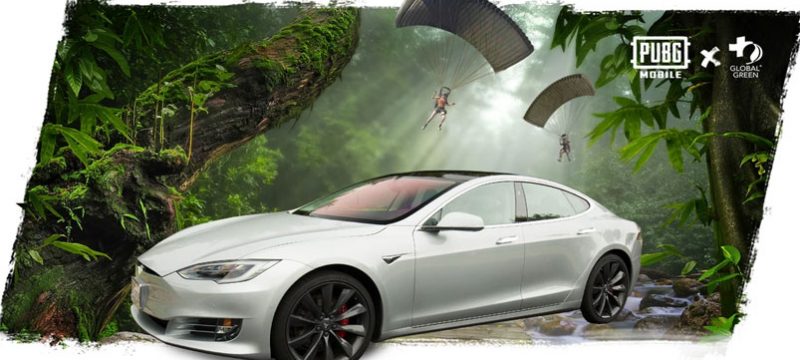 Tesla Model S PUBG Mobile