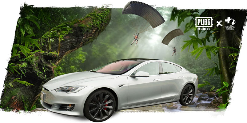 Gana un Tesla Model S cortesía de PUBG MOBILE y Omaze