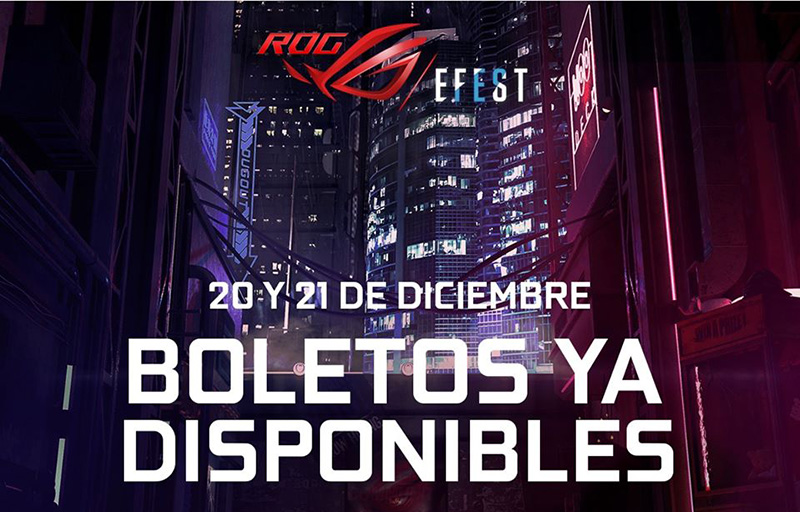 ROG EFEST 2019 boletos