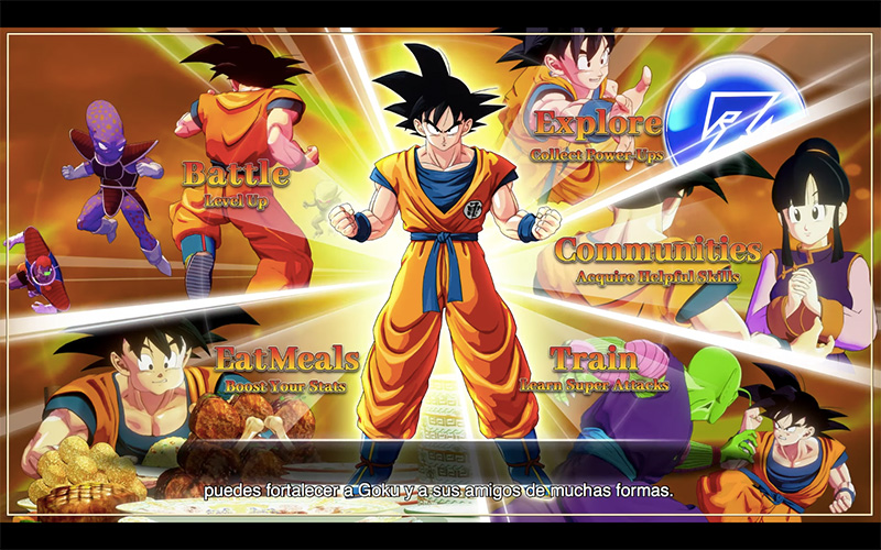 Dragon Ball Z Kakarot progresion Goku