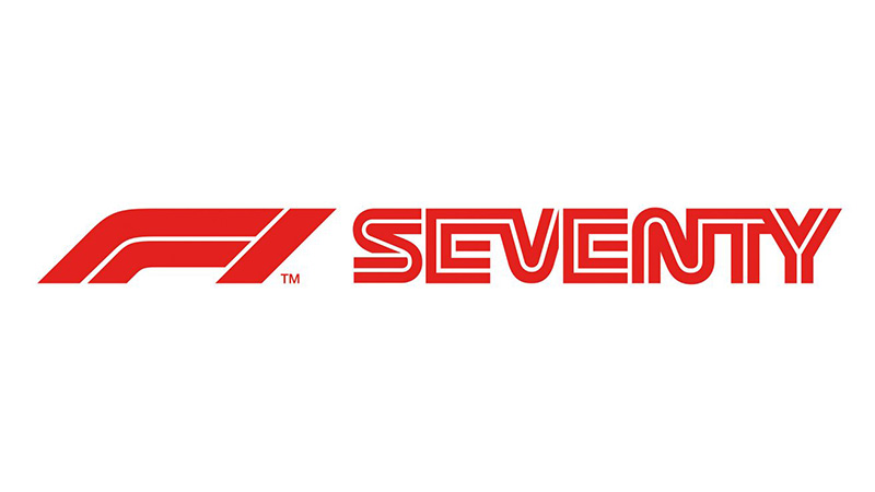 Formula 1 70 aniversario logotipos