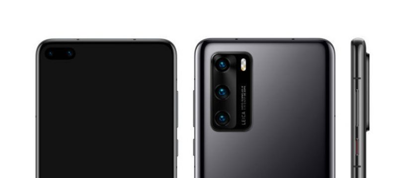 Huawei P40 renders