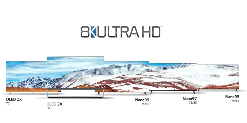 Las tecnologías en los nuevos televisores LG 8K Ultra HD 2020