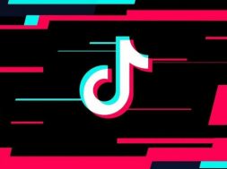 TikTok logo rojo