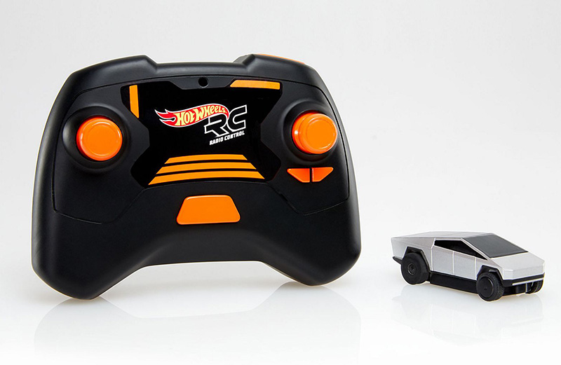 Hot Wheels Tesla Cybertruck pista