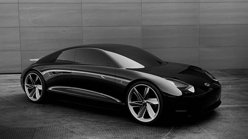 Hyundai Concept EV Prophecy costado