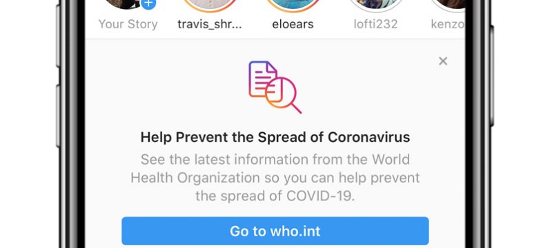 Instagram COVID-19