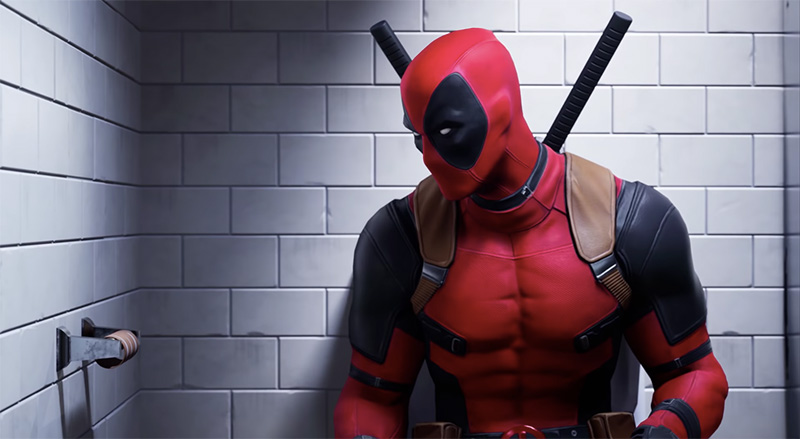 Deadpool Fortnite traje