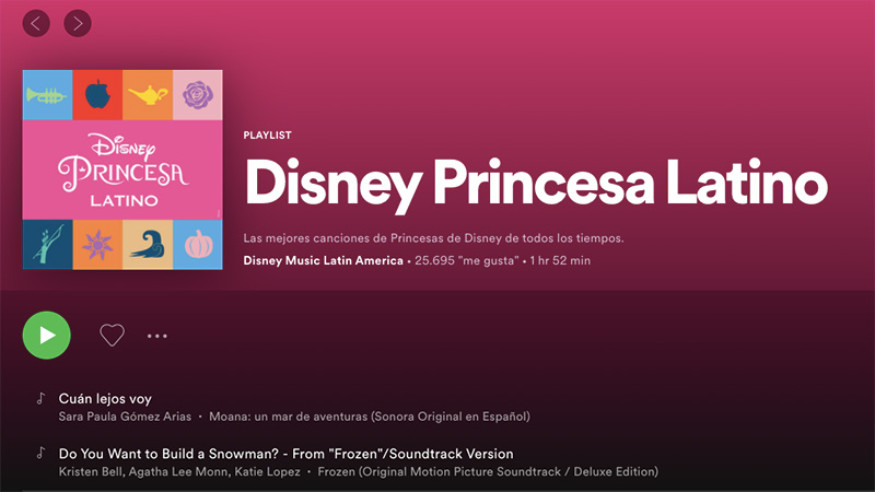 Disney Musica Princesas