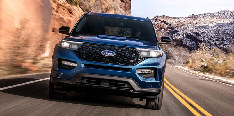 Ford Explorer ST 2020 frontal