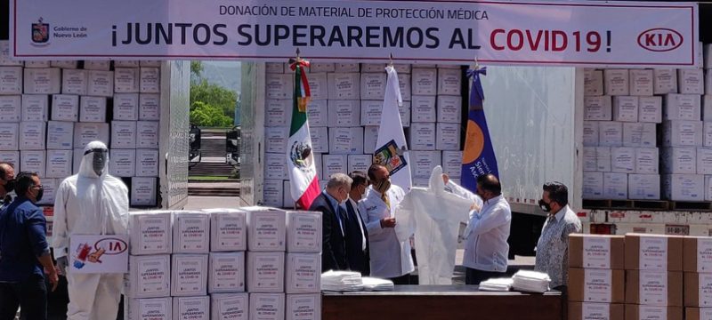 KIA Motors Mexico COVID-19 apoyo