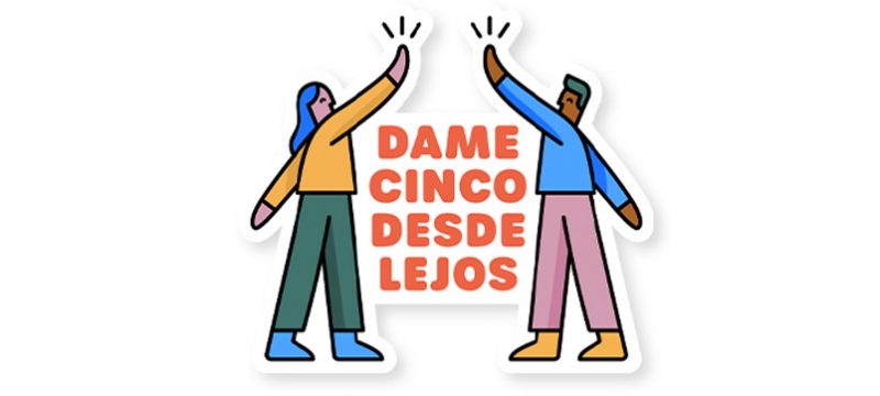 Stickers Juntos en casa WhatsApp