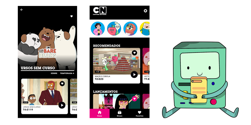 La aplicación para disfrutar del contenido de Cartoon Network