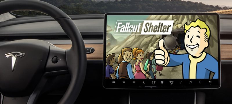 Fallout Shelter Tesla Model 3