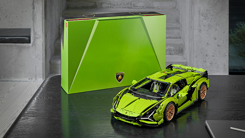 Lamborghini Sián FKP 37 de LEGO Technic caja