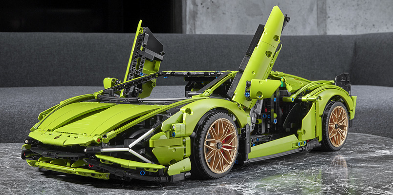 Así es el increíble Lamborghini Sián FKP 37 de LEGO Technic