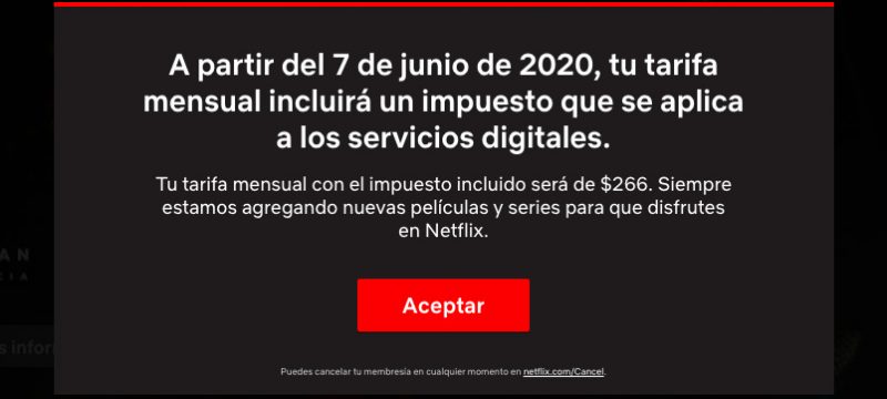 Netflix IVA Mexico