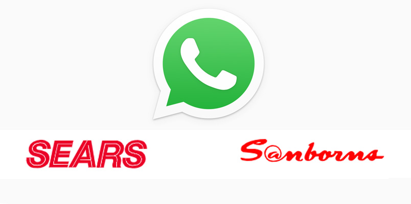 Sanborns y Sears utilizan WhatsApp para que hagas tus compras en línea