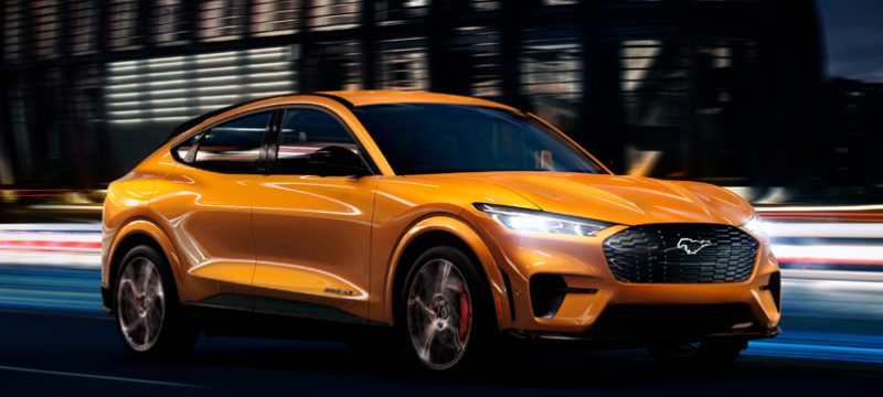 Cyber Orange Mustang Mach-E GT