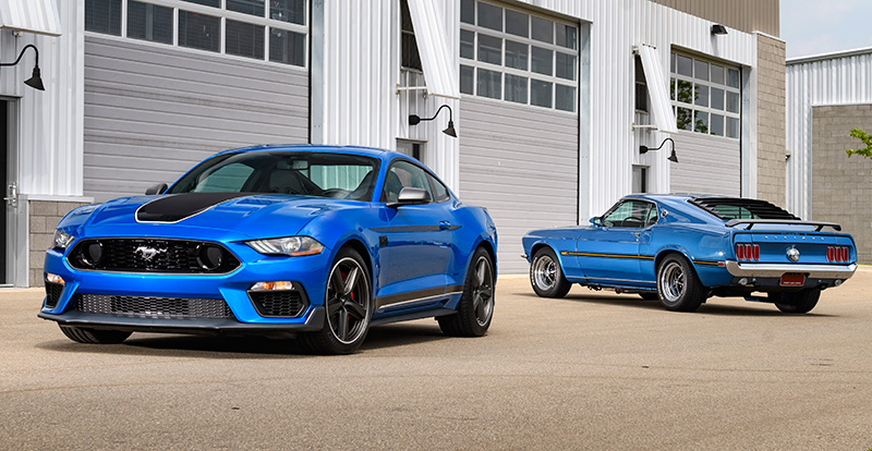 Ford Mustang Mach 1 2021 vs Clasico