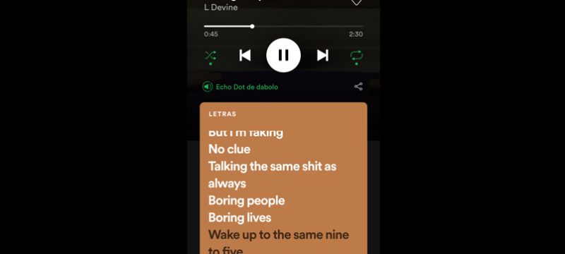 Letras Spotify
