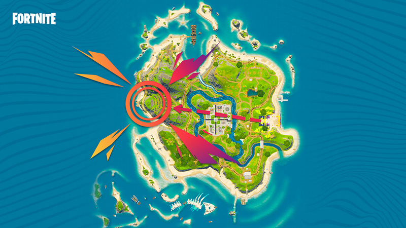 Mapa para ver Noches de Pelis Fortnite