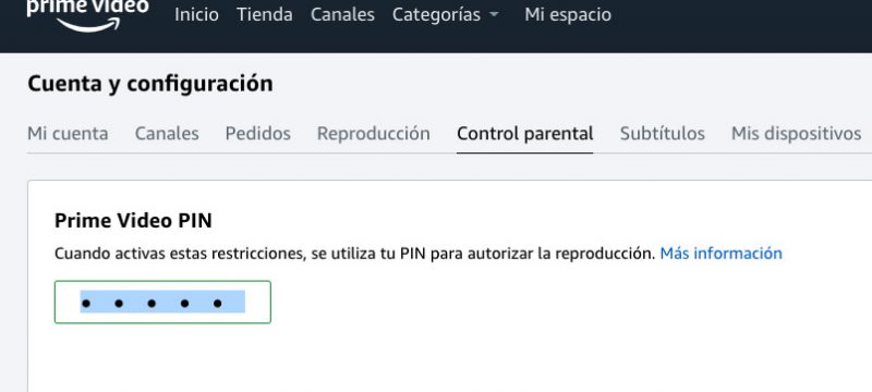 Prime Video PIN
