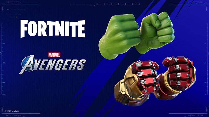 Los puños de Hulk y Hulkbuster estarán disponibles en Fortnite