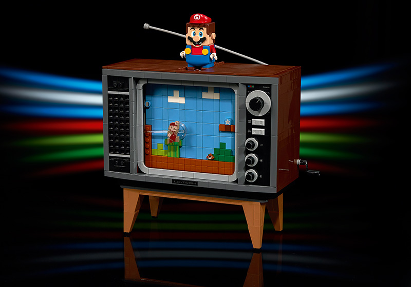 LEGO Nintendo Entertainment System televisor LEGO Mario