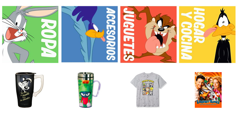 juguetes de los looney tunes