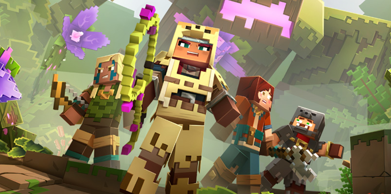 Este es el contenido gratuito que llega a Minecraft Dungeons