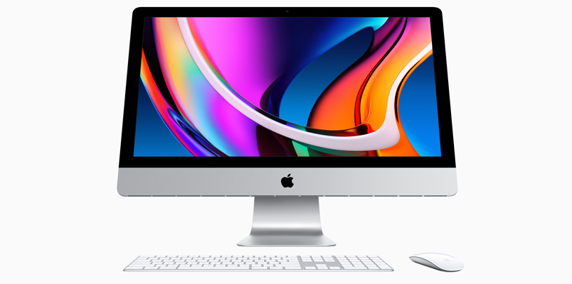 Case 4 en 1 para Monitor Teclado Mouse Accesorios Gris Oscuro kwmobile Funda Compatible con Apple iMac 27 iMac Pro 27 