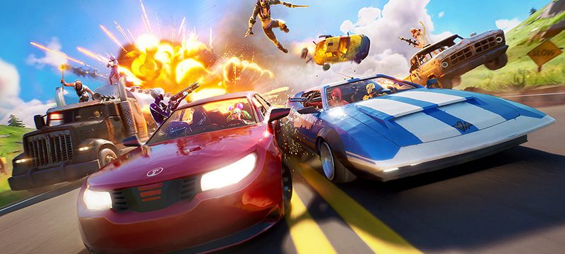 Autos deportivos y camiones Fortnite