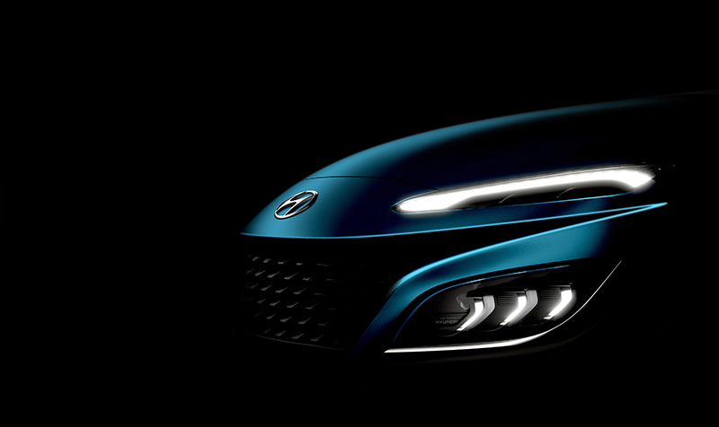 Hyundai KONA SUV teaser