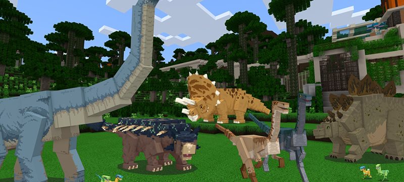 Minecraft Jurassic World DLC
