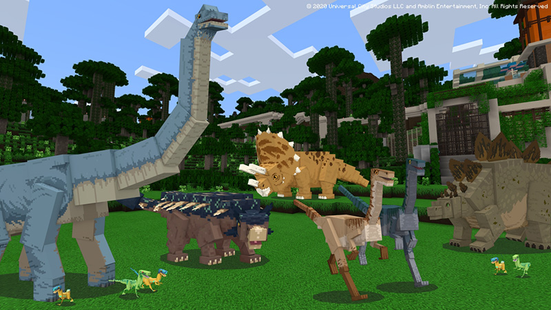 Las aventuras de Jurassic World ahora disponibles en Minecraft