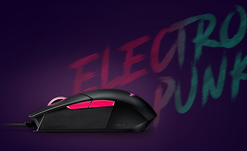 Mouse Gaming ROG Strix Impact II Electro Punk