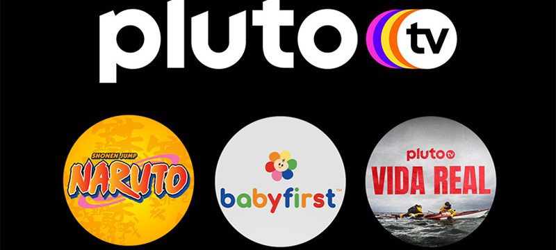 Pluto TV nuevos canales agosto Naruto