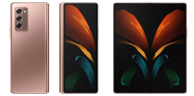 Samsung Galaxy Z Fold 2 filtrado rossa
