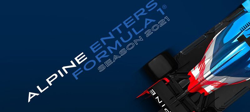 Alpine F1 Team anuncio