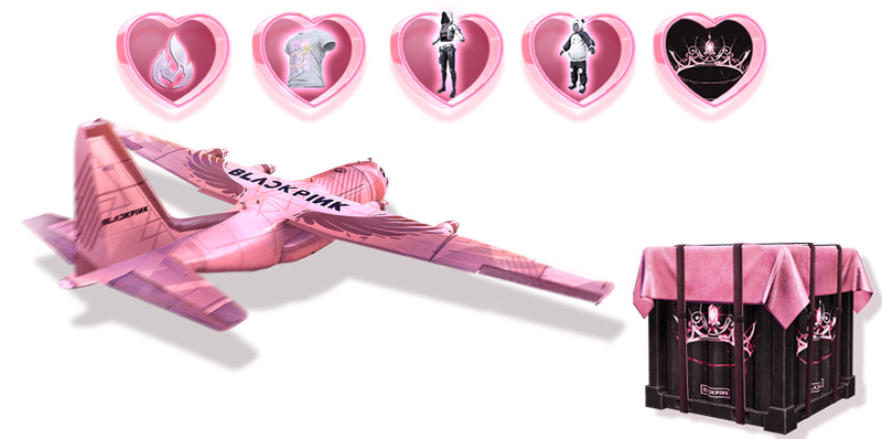 Blackpink x PUBG mobile articulos