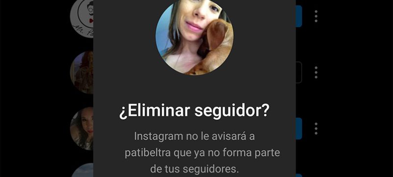 Bloquear Eliminar Silenciar cuenta Instagram