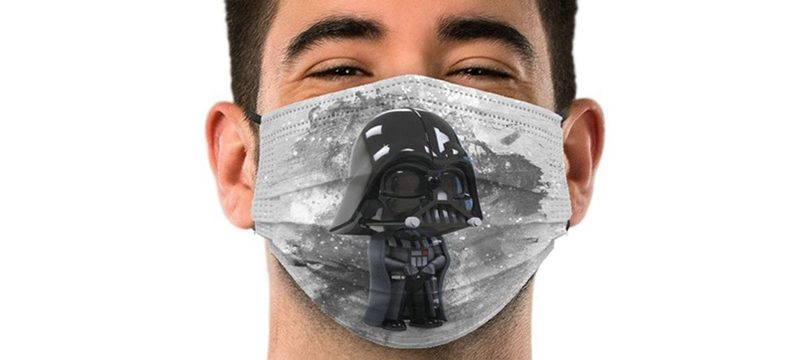 Cubrebocas Darth Vader